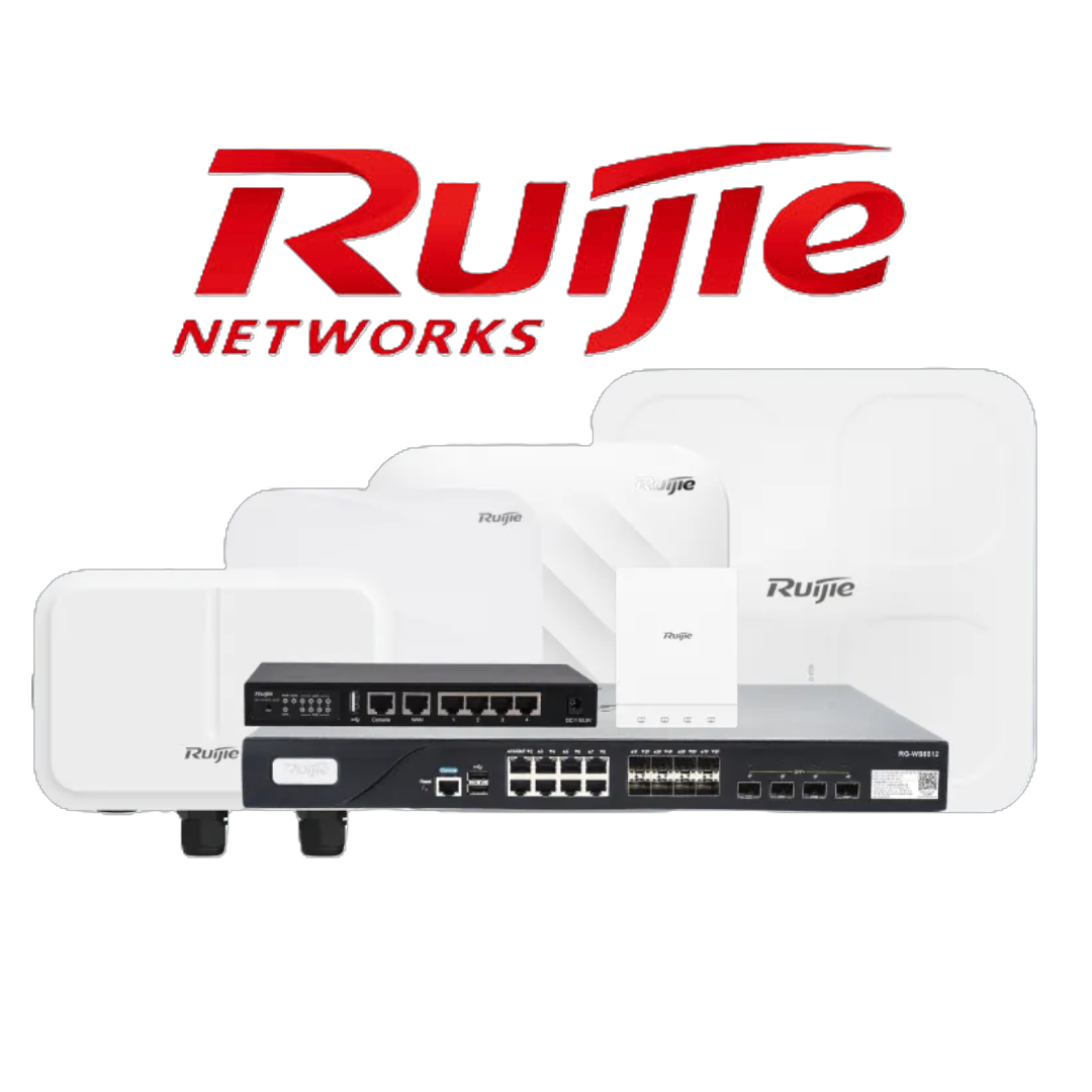 image showing benefits of Ruijie networking: cost efficiency, scalability, and cloud-first design